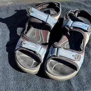 ECCO WALKING TRAIL SANDALS BEACH SIZE 37 6 -6.5